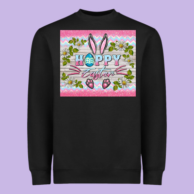Happy Easter Bunny Heavyweight Sweatshirt Designed By Barkaloodesign