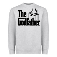 Heather Grey the godfather original white title Heavyweight Sweatshirt - artisFamous