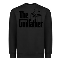 Black the godfather original white title Heavyweight Sweatshirt - artisFamous