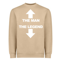 Mushroom the man the legend funny adult humor Heavyweight Sweatshirt - artisFamous