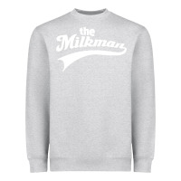 Heather Grey the milk man Heavyweight Sweatshirt - artisFamous