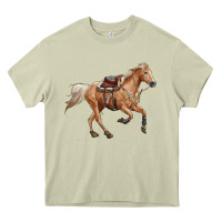 Mossy horse body Heavy Core Tee - RanaPortraitStore