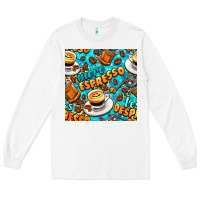White more espresso less despresso coffee with leopard seamless pattern bbs Long Sleeve Tee - BundleAndBundleShop