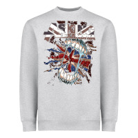 Heather Grey asking alexandria flag Heavyweight Sweatshirt - artisFamous
