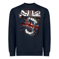Navy asking alexandria flag Heavyweight Sweatshirt - artisFamous