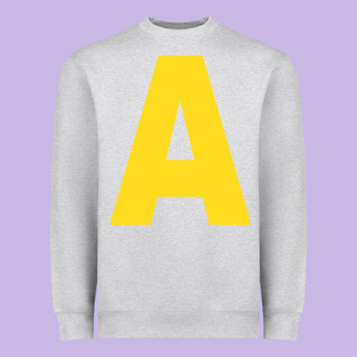 Letter A Chipmunk Christmas Heavyweight Sweatshirt Designed By Artisfamous