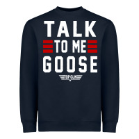 Navy top gun talk to me goose distressed Heavyweight Sweatshirt - artisFamous