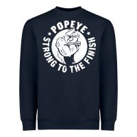 Navy strong to the finish Heavyweight Sweatshirt - artisFamous