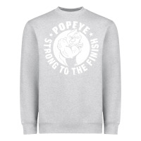Heather Grey strong to the finish Heavyweight Sweatshirt - artisFamous
