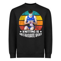 Black tom daley knitting is my favourite sport  3 Heavyweight Sweatshirt - artisFamous