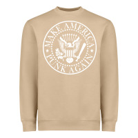 Mushroom funny make america punk again vintage rock seal Heavyweight Sweatshirt - artisFamous