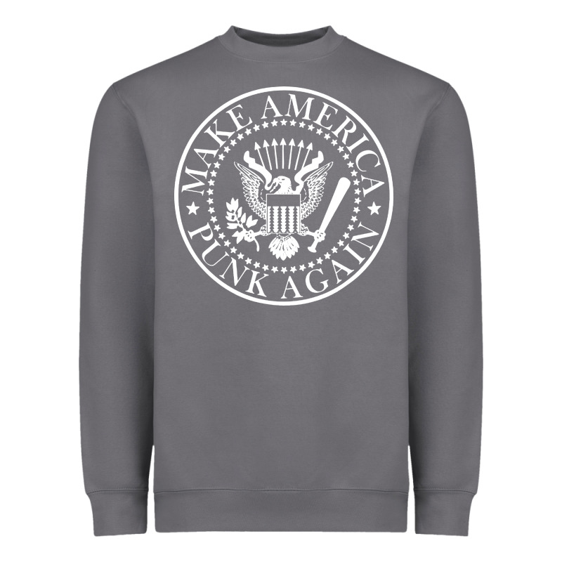Funny Make America Punk Again Vintage Rock Seal Heavyweight Sweatshirt by artisFamous | Teevron