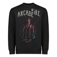 Black arcade fire hand Heavyweight Sweatshirt - artisFamous