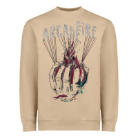 Mushroom arcade fire hand Heavyweight Sweatshirt - artisFamous