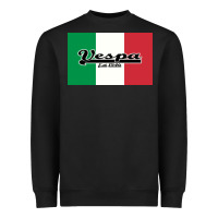 Black vespa motorcycle Heavyweight Sweatshirt - artisFamous