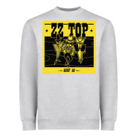 Heather Grey zz top  goin  50 Heavyweight Sweatshirt - artisFamous