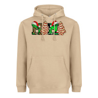 Mushroom mama with christmas tree cake ado Heavyweight Hoodie - AdoDesignShop