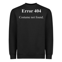 Black 404 costume not found in white version Heavyweight Sweatshirt - artisFamous