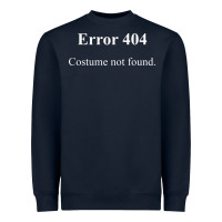 Navy 404 costume not found in white version Heavyweight Sweatshirt - artisFamous