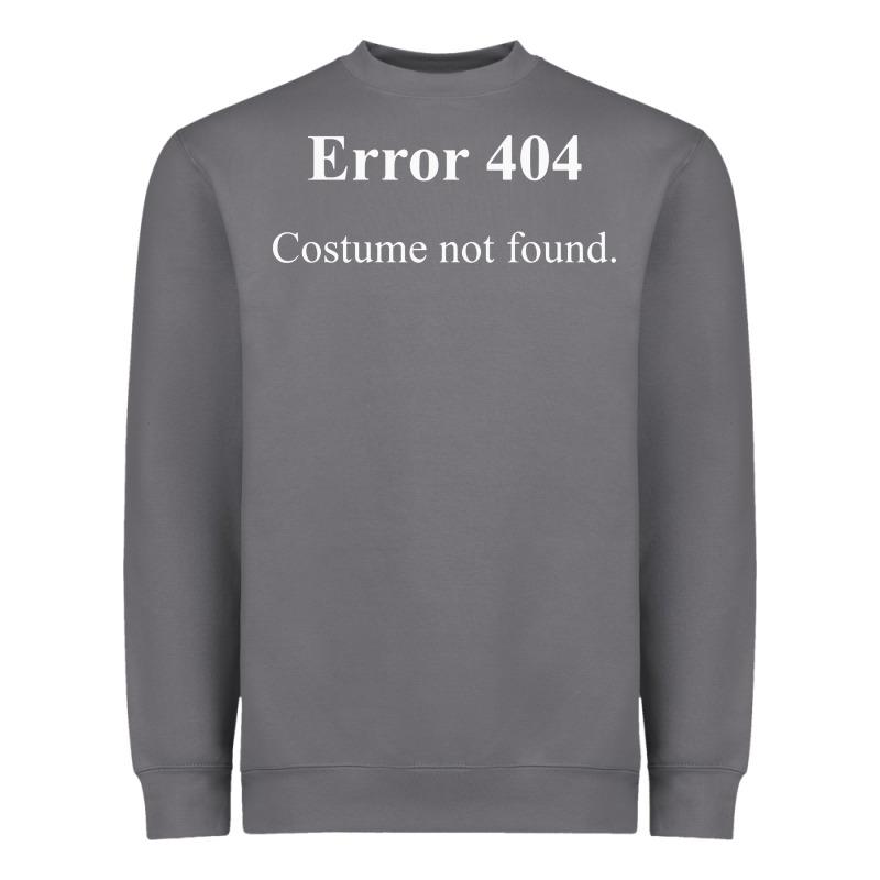 404 Costume Not Found In White Version Heavyweight Sweatshirt by artisFamous | Teevron