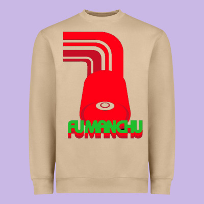 Fu Manchu Heavyweight Sweatshirt Designed By Artisfamous