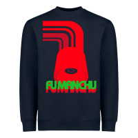 Navy fu manchu Heavyweight Sweatshirt - artisFamous