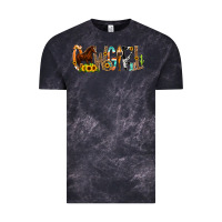 Cloud Black Cowgirl Horse Min Vintage Tee - CowCowDesign