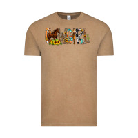 Vintage Coffee Cowgirl Horse Min Vintage Tee - CowCowDesign
