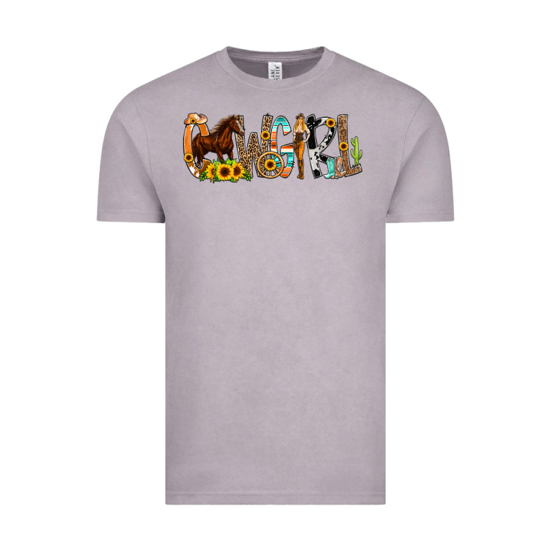 Cowgirl Horse Min Vintage Tee by CowCowDesign | Teevron