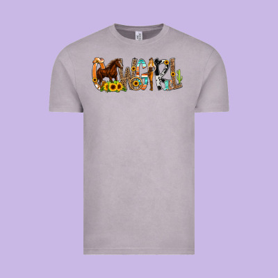 Cowgirl Horse Min Vintage Tee Designed By Cowcowdesign