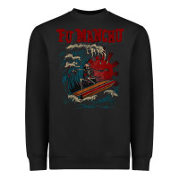 Black fu manchu Heavyweight Sweatshirt - artisFamous