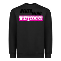 Black Never Mind the Buzzcocks Heavyweight Sweatshirt - artisFamous