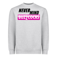 Heather Grey Never Mind the Buzzcocks Heavyweight Sweatshirt - artisFamous