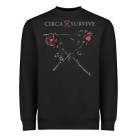 Black Circa Survive Heavyweight Sweatshirt - artisFamous
