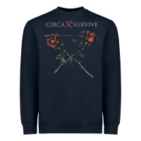 Navy Circa Survive Heavyweight Sweatshirt - artisFamous