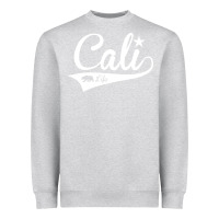 Heather Grey camo cali Heavyweight Sweatshirt - artisFamous