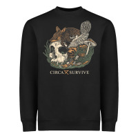 Black Circa Survive Heavyweight Sweatshirt - artisFamous