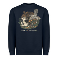 Navy Circa Survive Heavyweight Sweatshirt - artisFamous