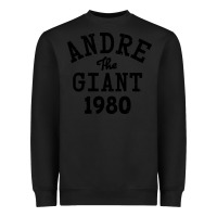 Black andre the giant 1980 Heavyweight Sweatshirt - artisFamous