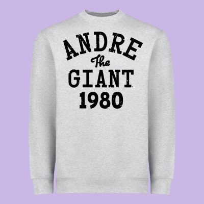Andre The Giant 1980 Heavyweight Sweatshirt Designed By Artisfamous