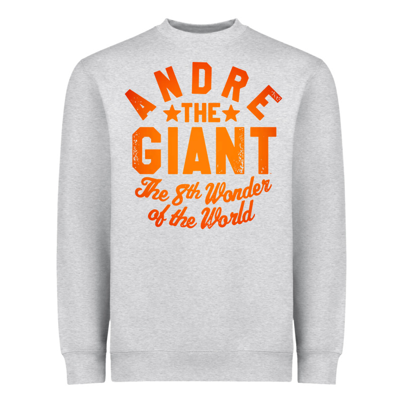 Andre The Giant 8th Wonder Of The World Heavyweight Sweatshirt by artisFamous | Teevron