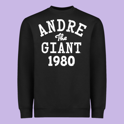 Andre The Giant 1980 Heavyweight Sweatshirt Designed By Artisfamous