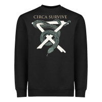 Black Circa Survive Heavyweight Sweatshirt - artisFamous