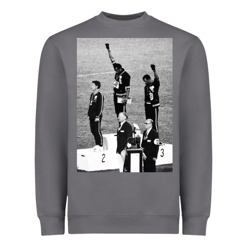 Black Power Black Fist 1968 Olympics Heavyweight Sweatshirt by artisFamous | Teevron