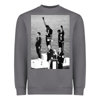 Storm black power black fist 1968 olympics Heavyweight Sweatshirt - artisFamous