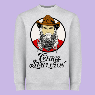 Chris Stapleton Heavyweight Sweatshirt Designed By Artisfamous