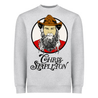 Heather Grey chris stapleton Heavyweight Sweatshirt - artisFamous
