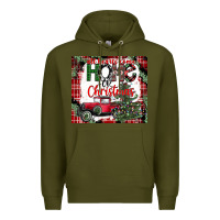 Army Green christmas homecoming celebration Premium Hoodie - CowhideDigitalArt