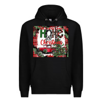 Black christmas homecoming celebration Premium Hoodie - CowhideDigitalArt