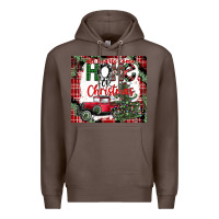 Coffee christmas homecoming celebration Premium Hoodie - CowhideDigitalArt